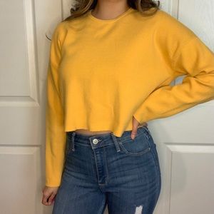 Yellow sweater shirt size S